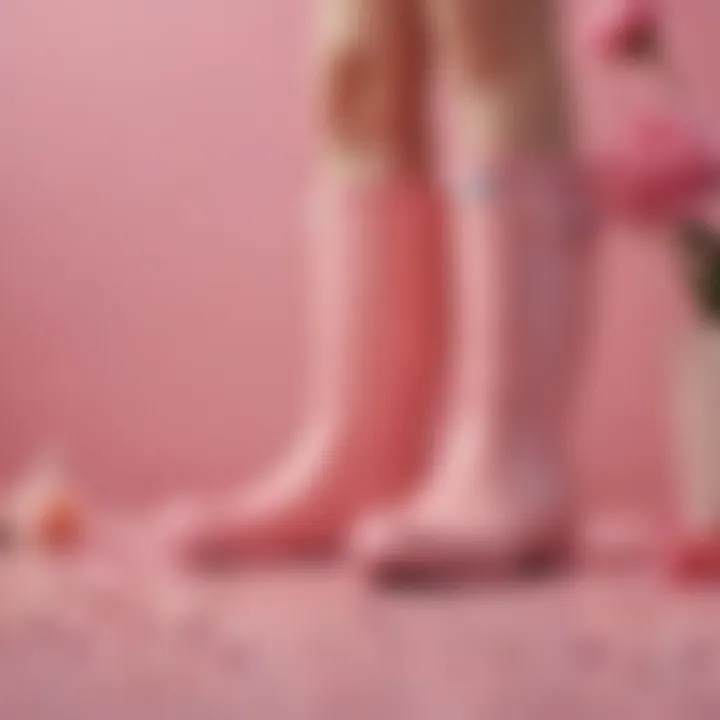 Stylish Rainboots in Pastel Colors