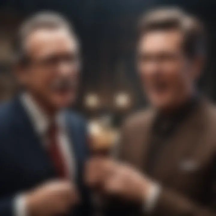 Comedic duo in a scene that defined comedy history