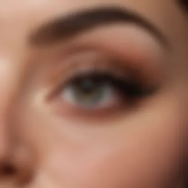 Swatch Differences of Felt Tip Eyeliners Swatches of different felt tip eyeliners on skin