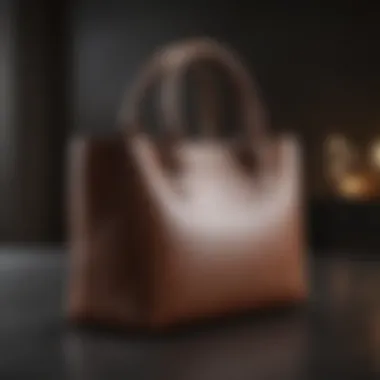 Chic tote bag that accommodates an iPad comfortably