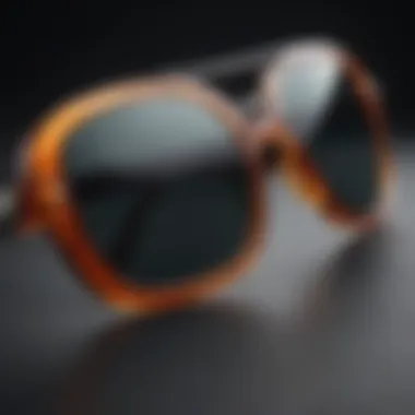 Cutting-Edge Lens Technology in Carfia Sunglasses Close-up of Carfia sunglasses highlighting advanced lens technology