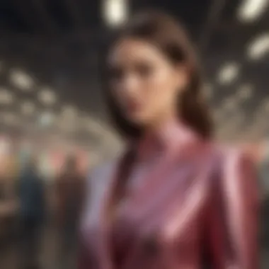 Contemporary Trends in Designer Fashion A visual representation of modern fashion trends influenced by designer brands.
