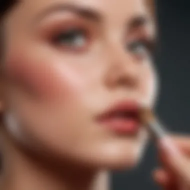 Tips for Long-Lasting Cream Blush Illustration of tips for maintaining long-lasting cream blush throughout the day