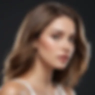 Before and after results showcasing the effectiveness of the Drybar Hair Drying Brush on styled hair.
