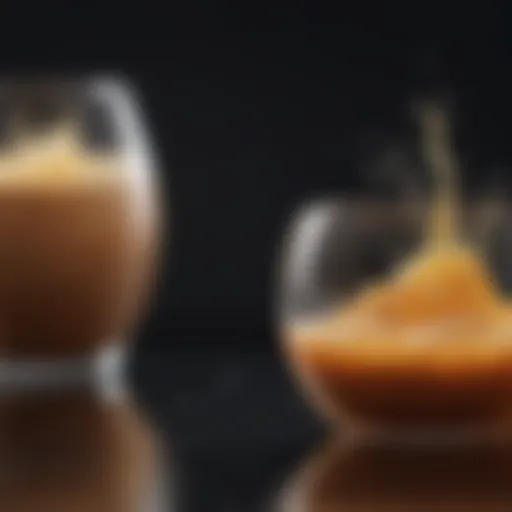 Illustration showcasing the scientific ingredients for hair growth