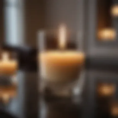 Luxurious hotel lobby candle scents