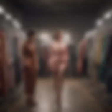 Style Selection Fashionista selecting clothing items