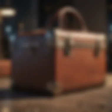 Elegant Carry-On Bag Showcasing Exquisite Craftsmanship Elegant carry-on bag highlighting exquisite craftsmanship