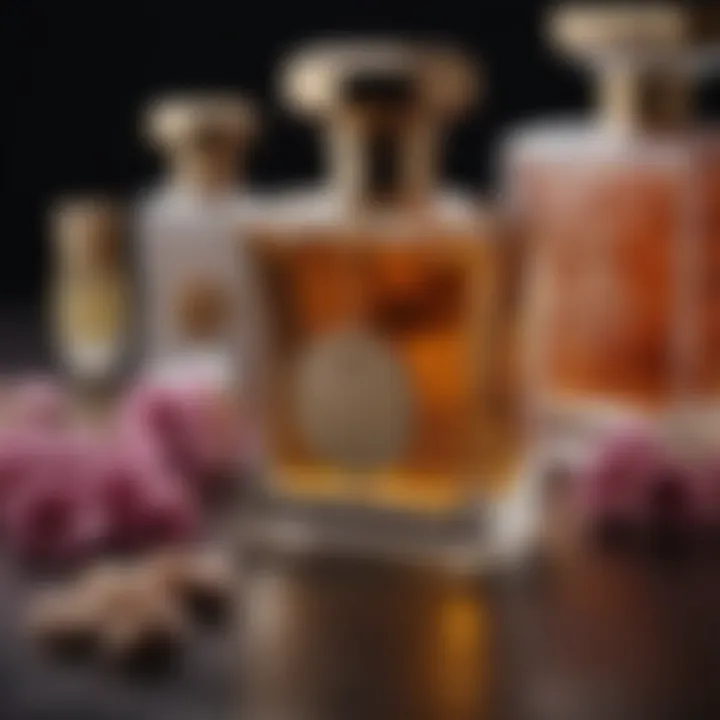 Close-up of rare ingredients used in high-end fragrances