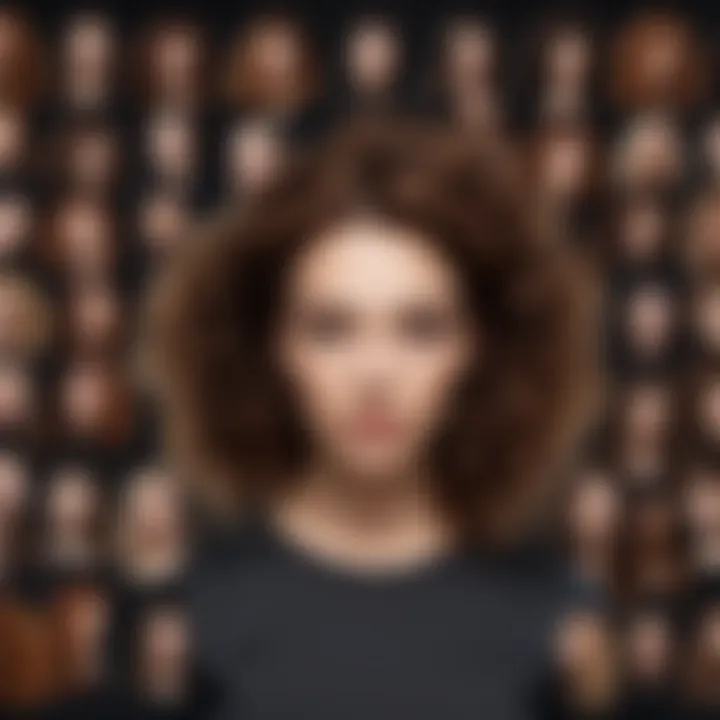 Diverse hair types displayed to illustrate the need for customized care