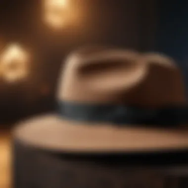 Modern Twist Fedora Elegant Fedora hat with a twist of modernity