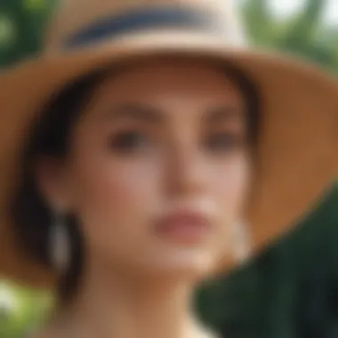 Chic and stylish sun hat for a fashionable look