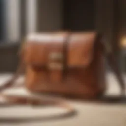 Elegant design of the large Fossil crossbody bag