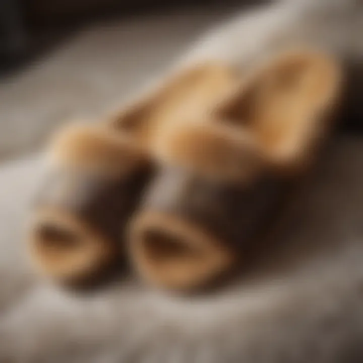 Cultural significance of Louis Vuitton furry slippers showcased