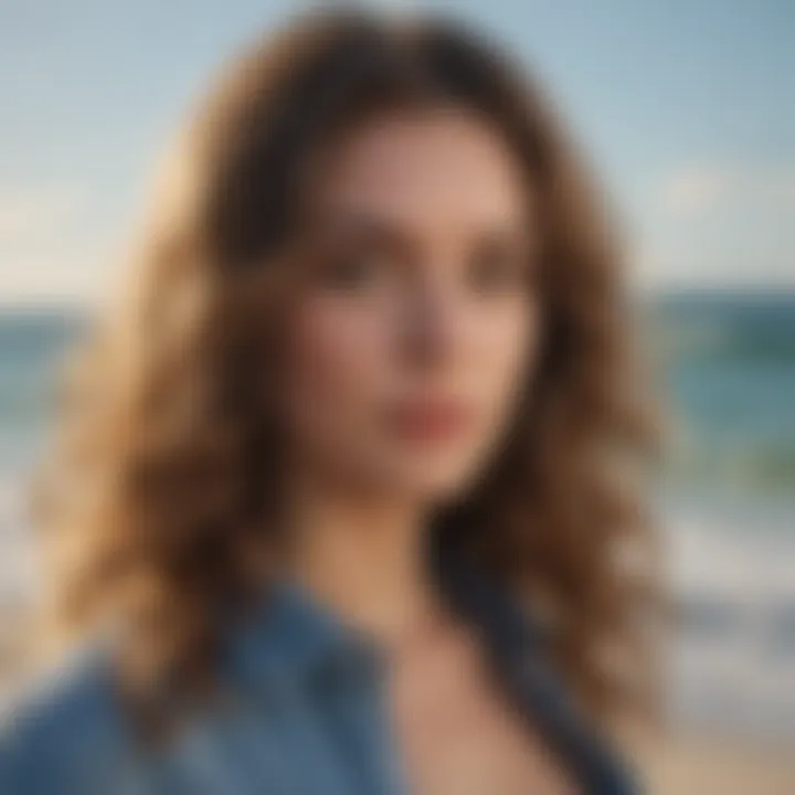 Casual beachy waves hairstyle perfect for everyday wear
