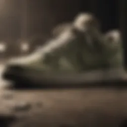 Nike sneakers showcasing a military discount tag