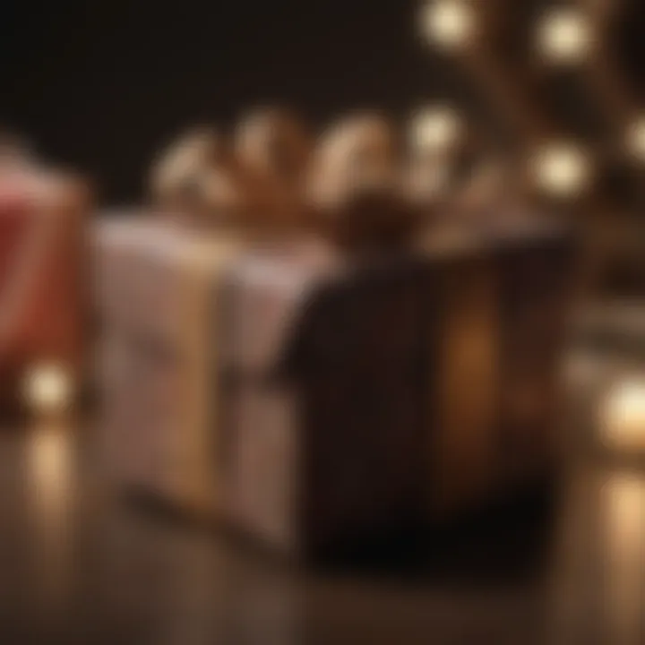 A beautifully wrapped personalized gift showcasing thoughtful selection
