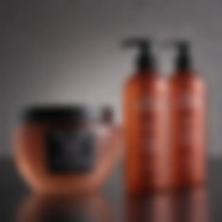 Range of hair care products formulated for achieving glass hair
