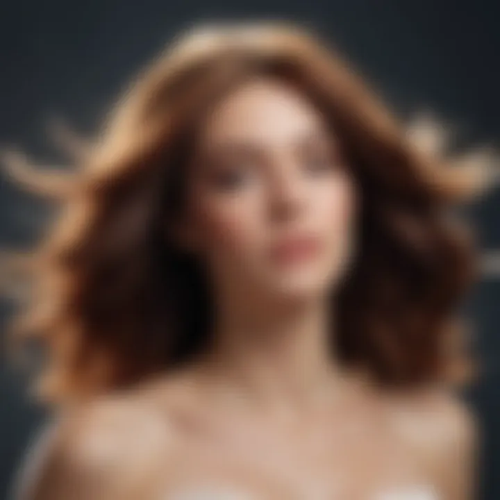 Illustration depicting preventive strategies for hair health