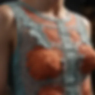 Close-up of crochet texture showcasing craftsmanship
