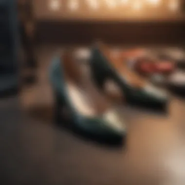 Elegant display of various chic flat shoes