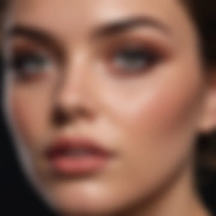 An expert applying mascara with precision