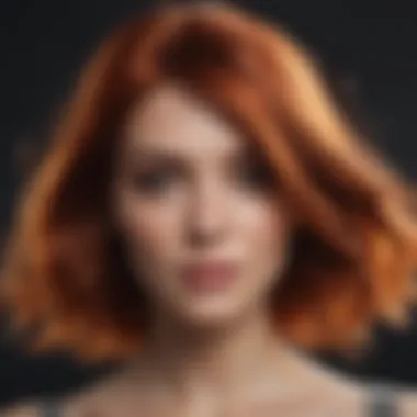 Metamorphosis into Copper Brilliance Copper Hair Dye Transformation Process