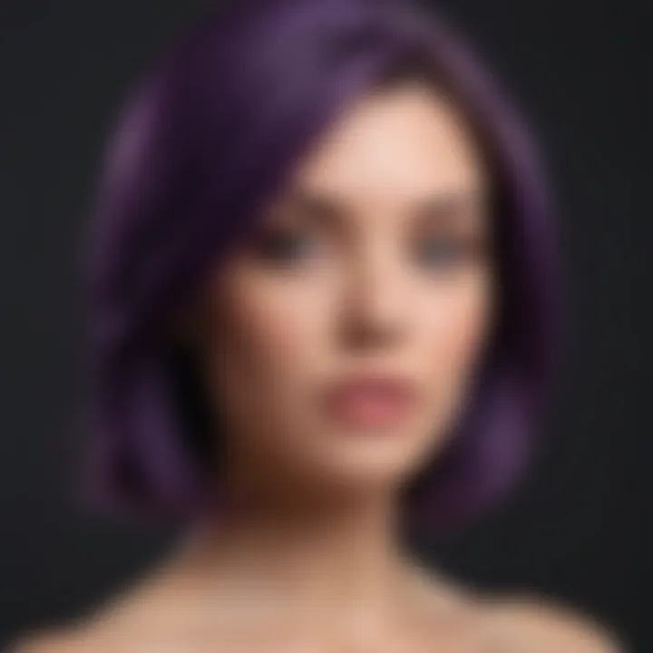 Before and after hair color treatment
