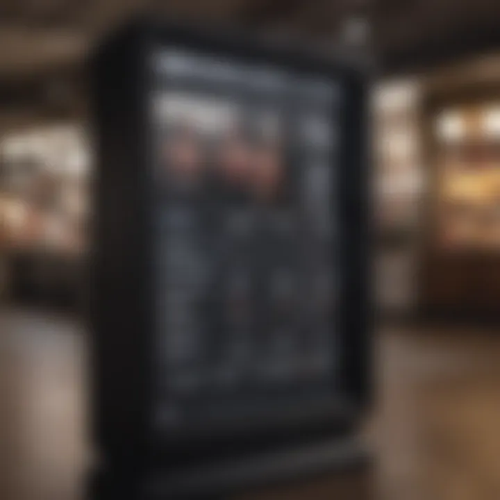 Analytics dashboard depicting customer engagement metrics