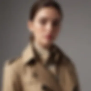 Burberry trench coat styled in a contemporary outfit