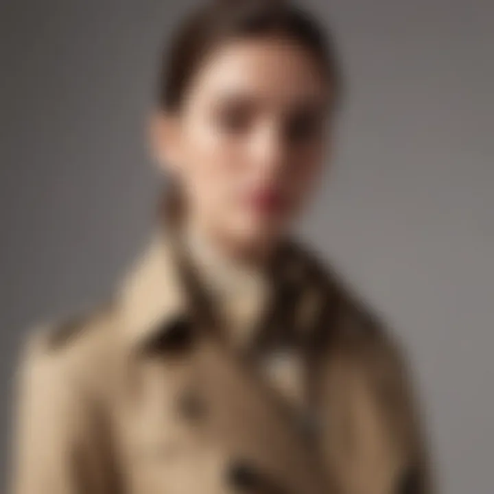 Burberry trench coat styled in a contemporary outfit