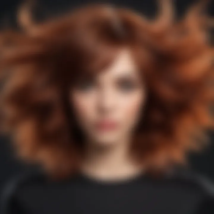 Color wheel showcasing various hair tones