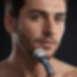 Sleek design of a modern razor showcasing its ergonomic grip and blade placement