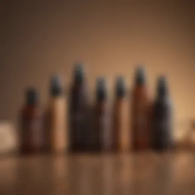 Diverse Selection of Effective Brown Spot Removers An assortment of premium brown spot removal products displayed elegantly