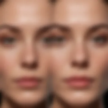 Visible Results: The Impact of Brown Spot Removers Before and after skincare transformation demonstrating pigmentation improvement