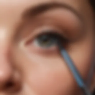 Using the Extractor Tool Effectively Close-up of an extractor tool in use on a skin surface