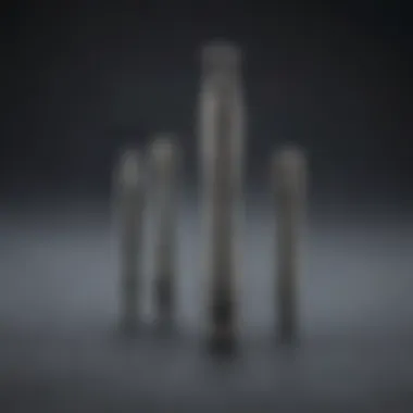 Exploring Different Extractor Tools Various types of blackhead extractor tools displayed elegantly