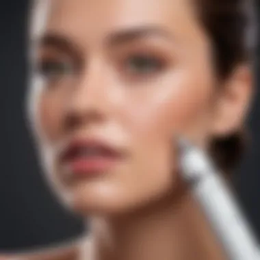 Precision and Efficiency Facial Epilator in Action