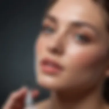 A diagram illustrating key beneficial ingredients found in top facial products.
