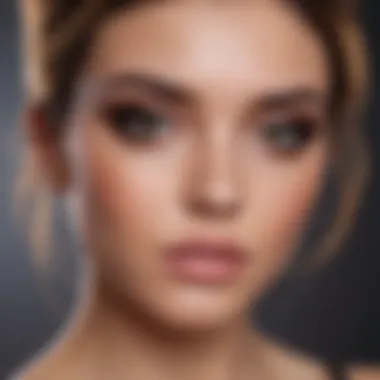 Influencer Perspective Fashion influencer with Urban Decay eyeshadow palette