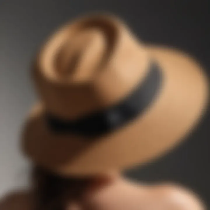 Fashionable fedora hat with bow detail