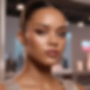 Glamorous Fenty Skin x Ulta Collaboration Showcase Exclusive Fenty Skin x Ulta Collaboration Display