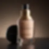 Luxurious foundation bottle showcasing anti-aging benefits
