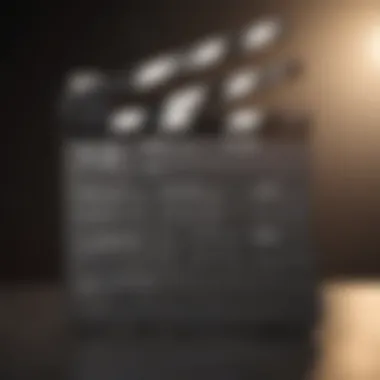 Movie Clapperboard in Funny Style