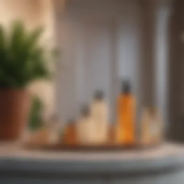 Luxury Eco-Conscious Products An assortment of luxury eco-conscious products displayed in an elegant setting.