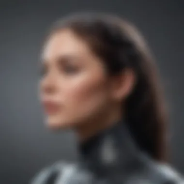 Hair Armor Against Heat Assault Hair Being Shielded by Natural Heat Protectant Spray
