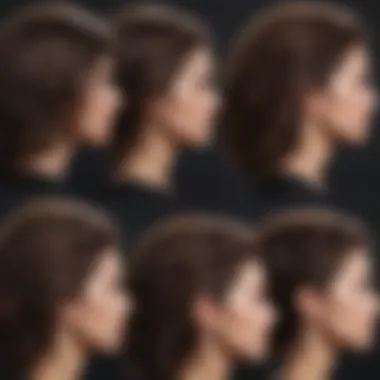 Unveiling the Stages of Hair Growth Illustration showcasing the phases of hair growth