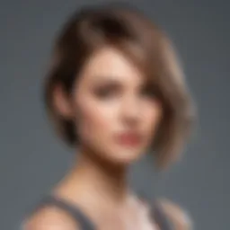 Elegant hairstyle for fine hair