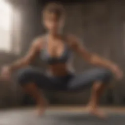 Halle Berry's Power Yoga Session