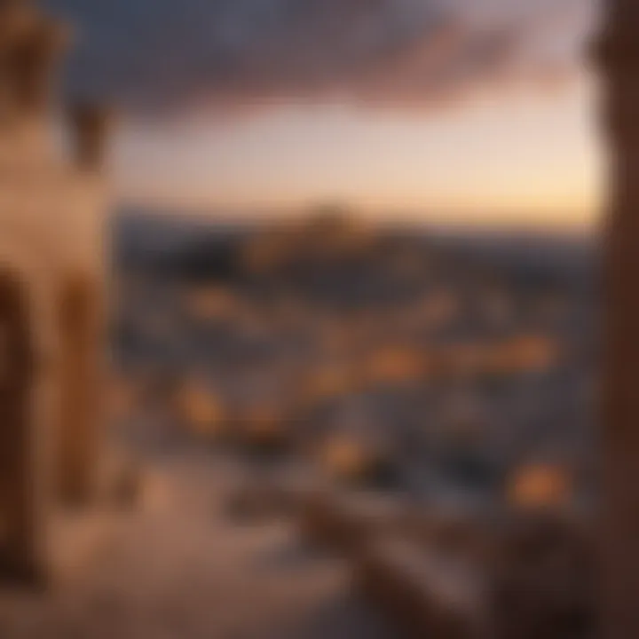 Amman Citadel at Dusk